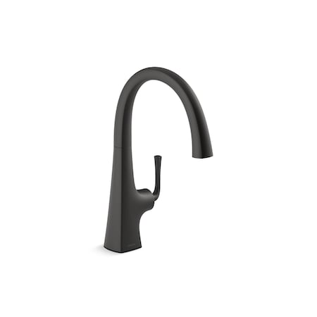 Kohler 0 in Mount, 1 Hole Bar Faucet 22065-BL